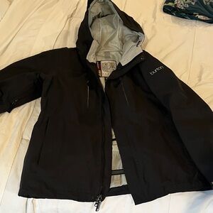 Burton Black Hooded Snowboard Jacket